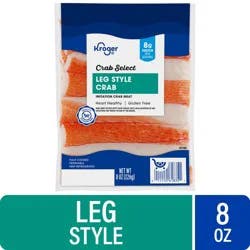 Kroger Leg Style Crab Select Imitation Crab Meat