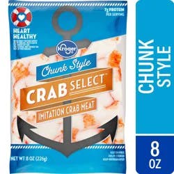 Kroger Chunk Style Crab Select Imitation Crab Meat