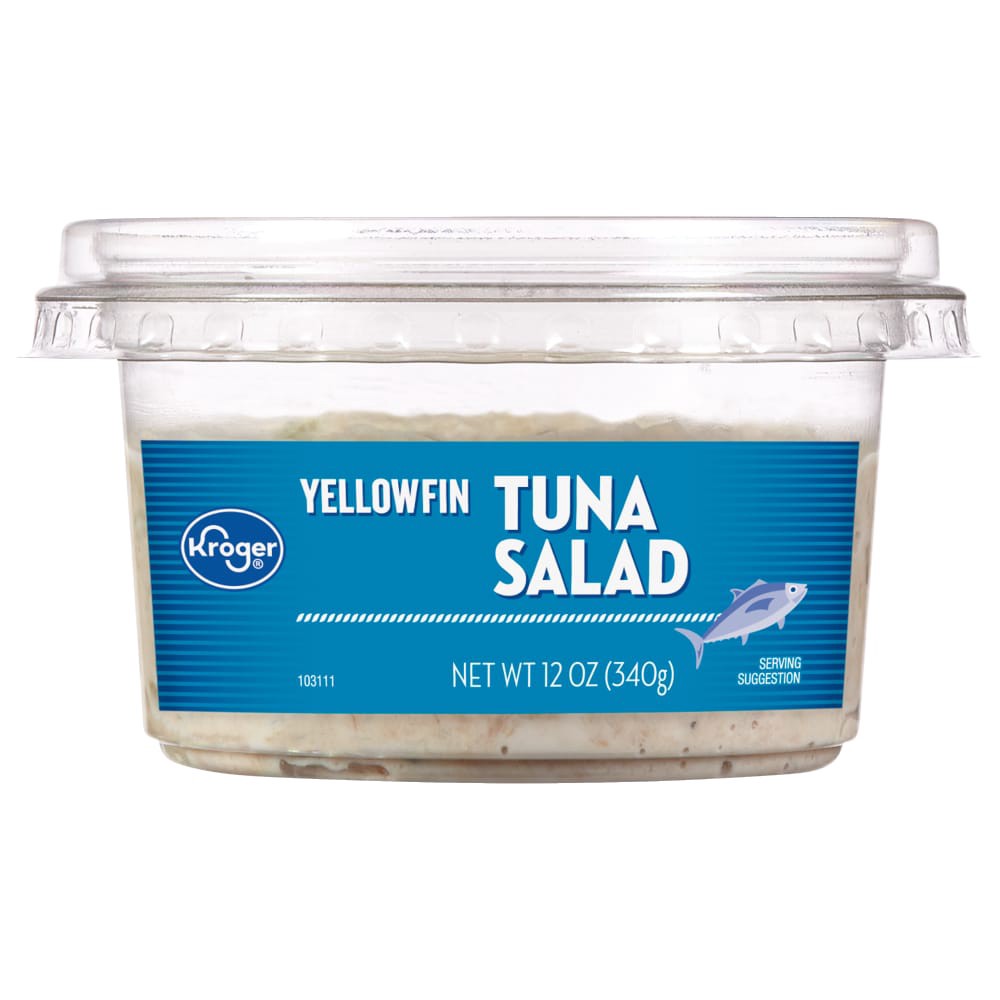 slide 3 of 3, Kroger Yellowfin Tuna Salad, 12 oz