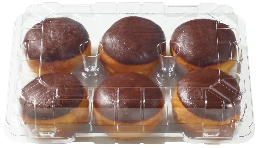 slide 3 of 3, Bakery Fresh Goodness Boston Cream Mini Donuts, 6 ct
