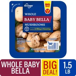 Kroger Whole Mushrooms Baby Bella