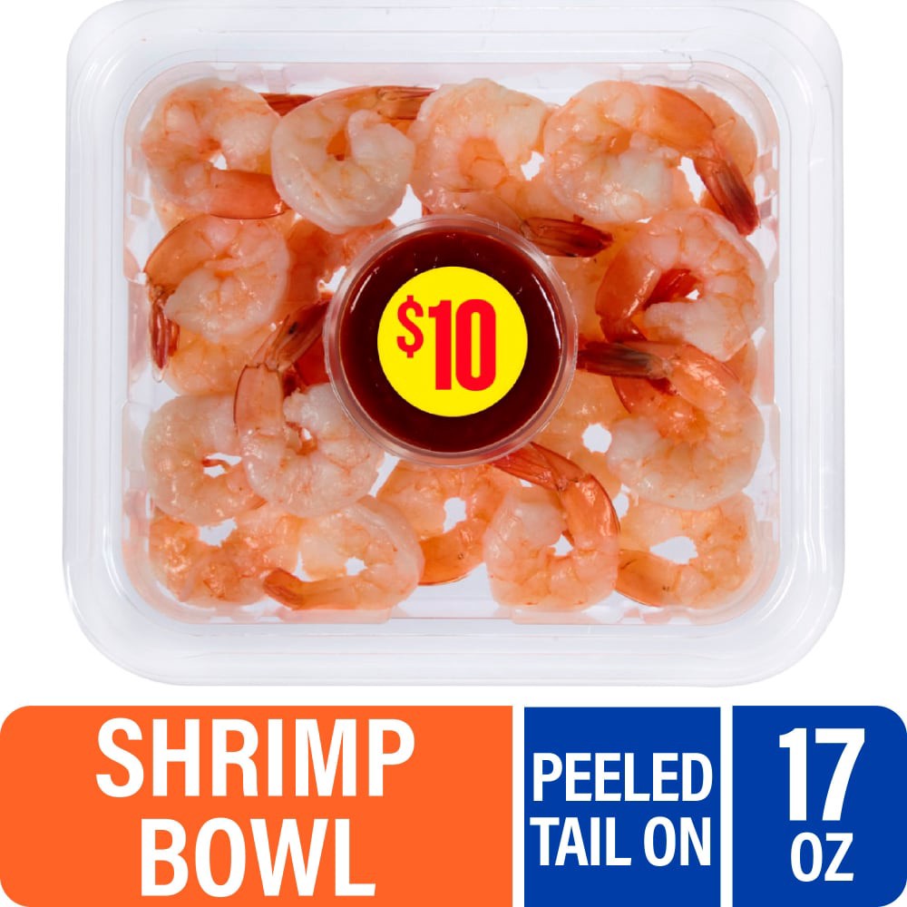 slide 3 of 4, Sand Bar $10 Shrimp Bowl W/ Cocktail Sauce, 17 oz