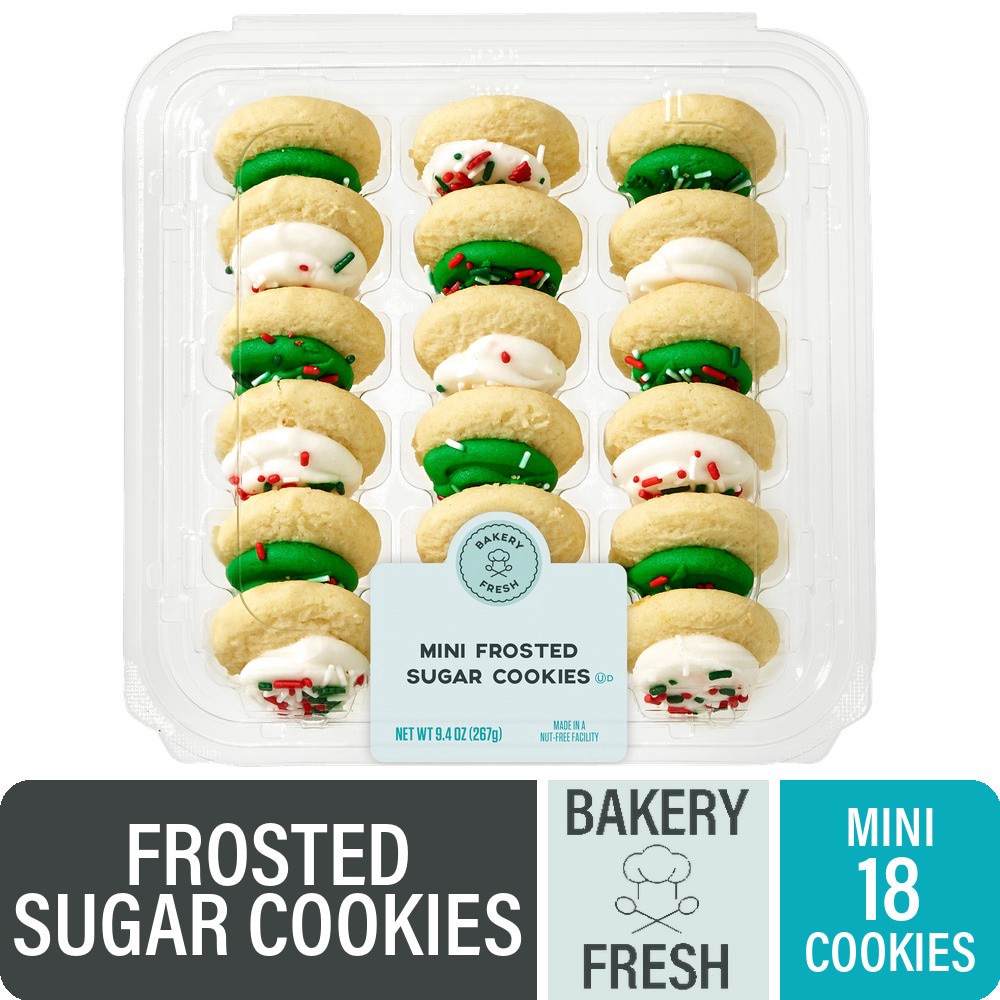 slide 2 of 3, Bakery Fresh Mini Vanilla Frosted Cookies, 9.4 oz