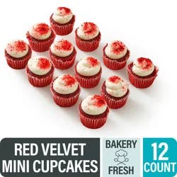 Bakery Fresh Red Velvet Mini Cupcakes