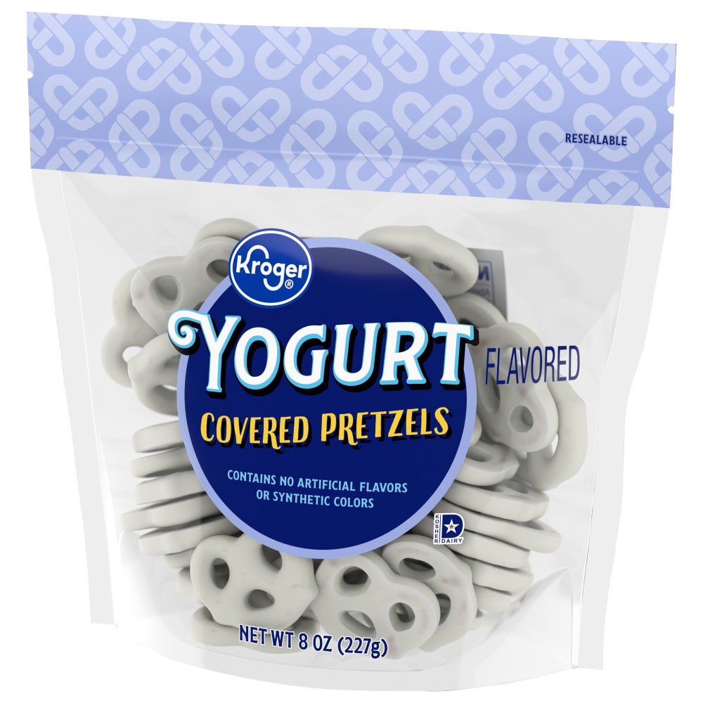 slide 4 of 6, Kroger Yogurt Covered Pretzels, 8 oz