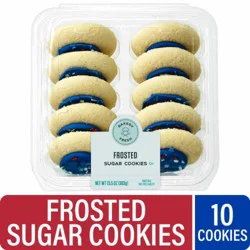 Bakery Fresh Patriotic Frosted Sugar Cookies
