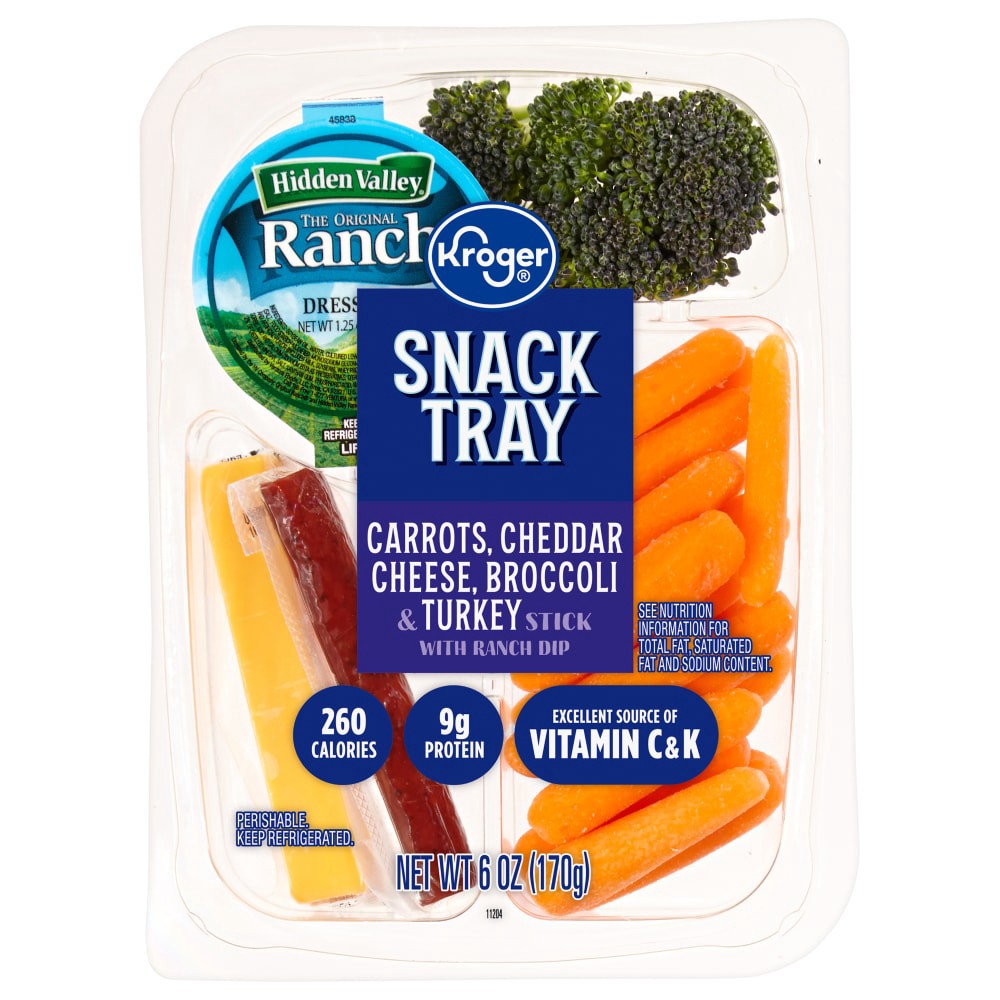 slide 3 of 3, Kroger® Turkey & Cheese Snack Tray, 6 oz