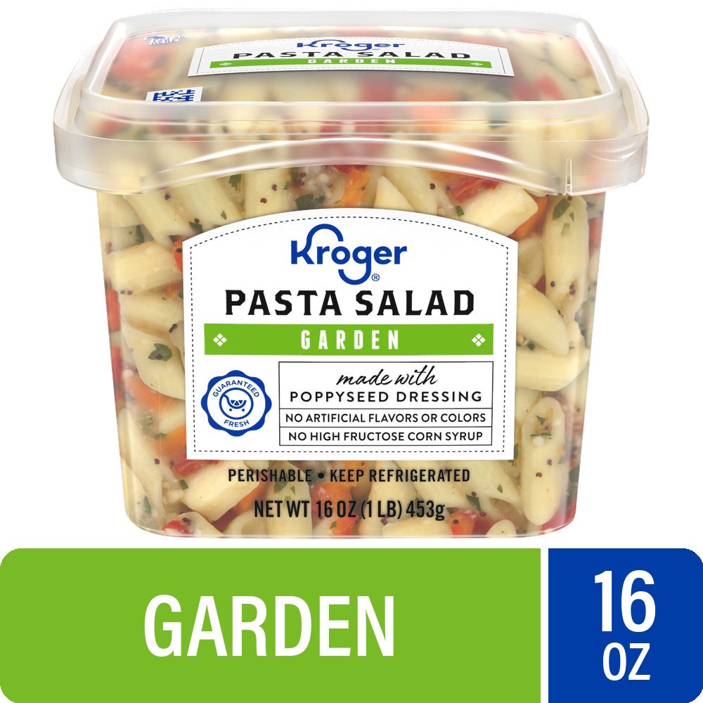 slide 3 of 3, Kroger® Garden Pasta Salad With Poppy Seed Dressing, 16 oz