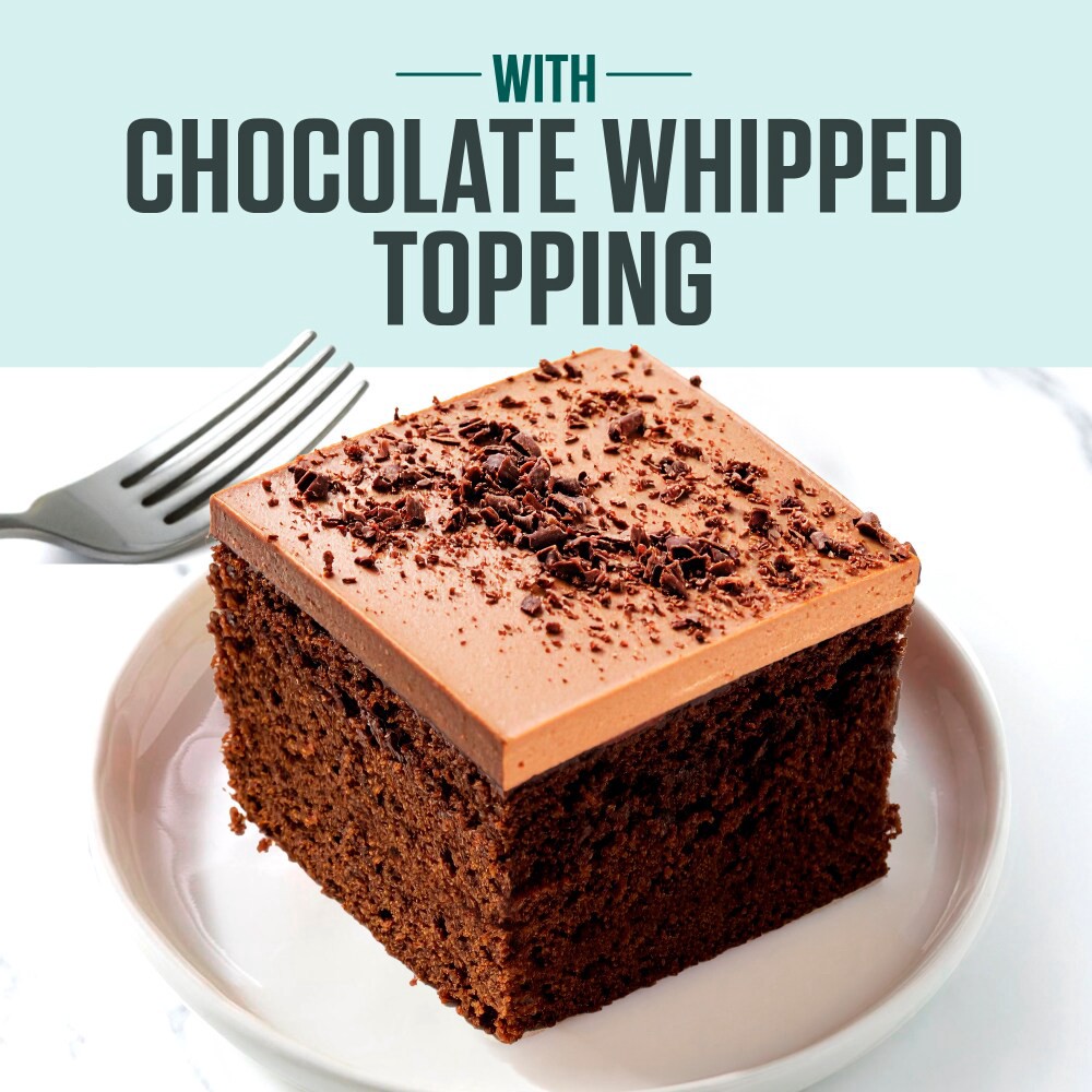 slide 3 of 3, Bakery Fresh Chocolate Cake With Chocolate Whipped Topping, 6.5 oz