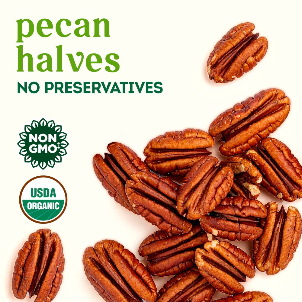 slide 3 of 4, Simple Truth Organic Pecan Halves, 8 oz