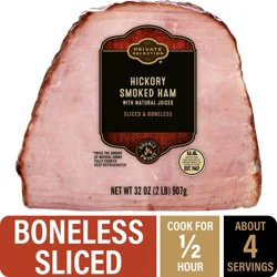 Private Selection® Hickory Smoked Ham Sliced & Boneless