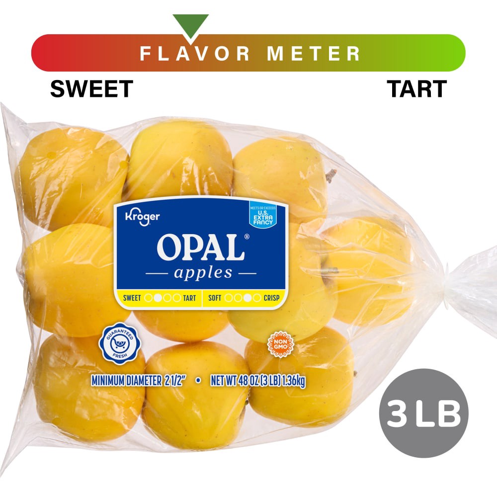 slide 3 of 5, Kroger® Opal Apples, 3 lb
