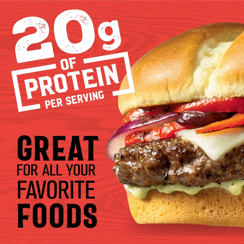 slide 5 of 5, Kroger 80/20 Beef Patty, 8 ct