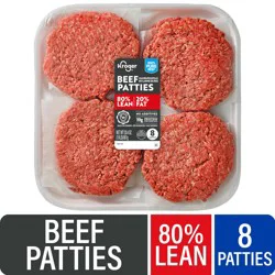 Kroger 80/20 Beef Patty