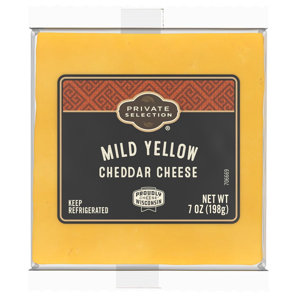 slide 3 of 4, Private Selection® Mild Yellow Cheddar Block Cheese, 7 oz