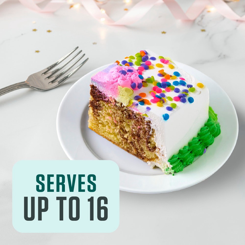 slide 3 of 4, Kroger Bakery Fresh Quarter Sheet Marble Cake With Whippy Brushstrokes, 40.5 oz