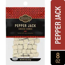 Private Selection Pepper Jack Cheese Cubes - 8 oz