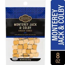 Private Selection Monterery Jack & Colby Cheese Cubes