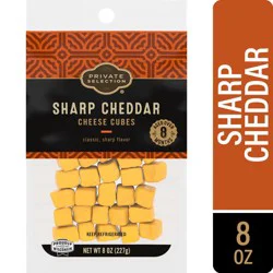Private Selection Sharp Cheddar Cheese Cubes