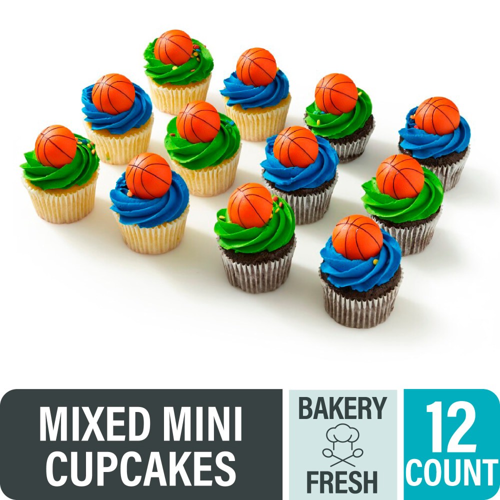 slide 3 of 4, Variety Cupcakes with Buttercream Icing, 12 ct