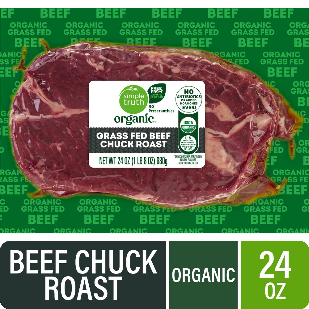 slide 6 of 6, Simple Truth Organic® Beef Chuck Roast, 24 oz