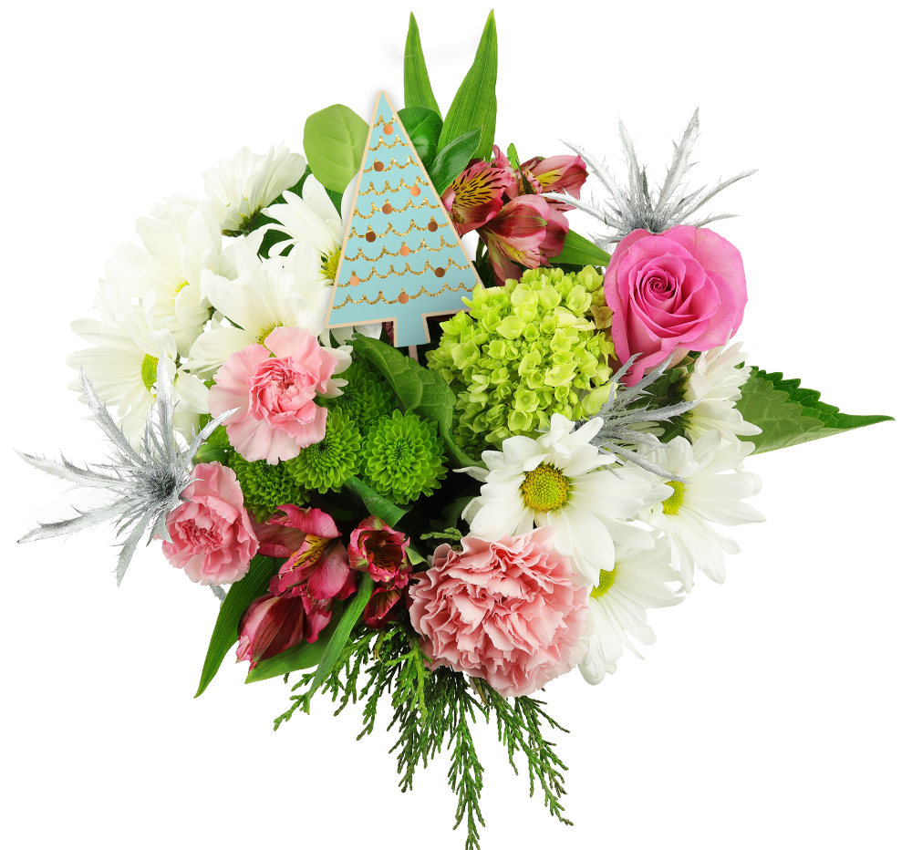 slide 3 of 3, Bloom Haus Winter Whimsy Fresh Cut Flower Bouquet, 10 ct