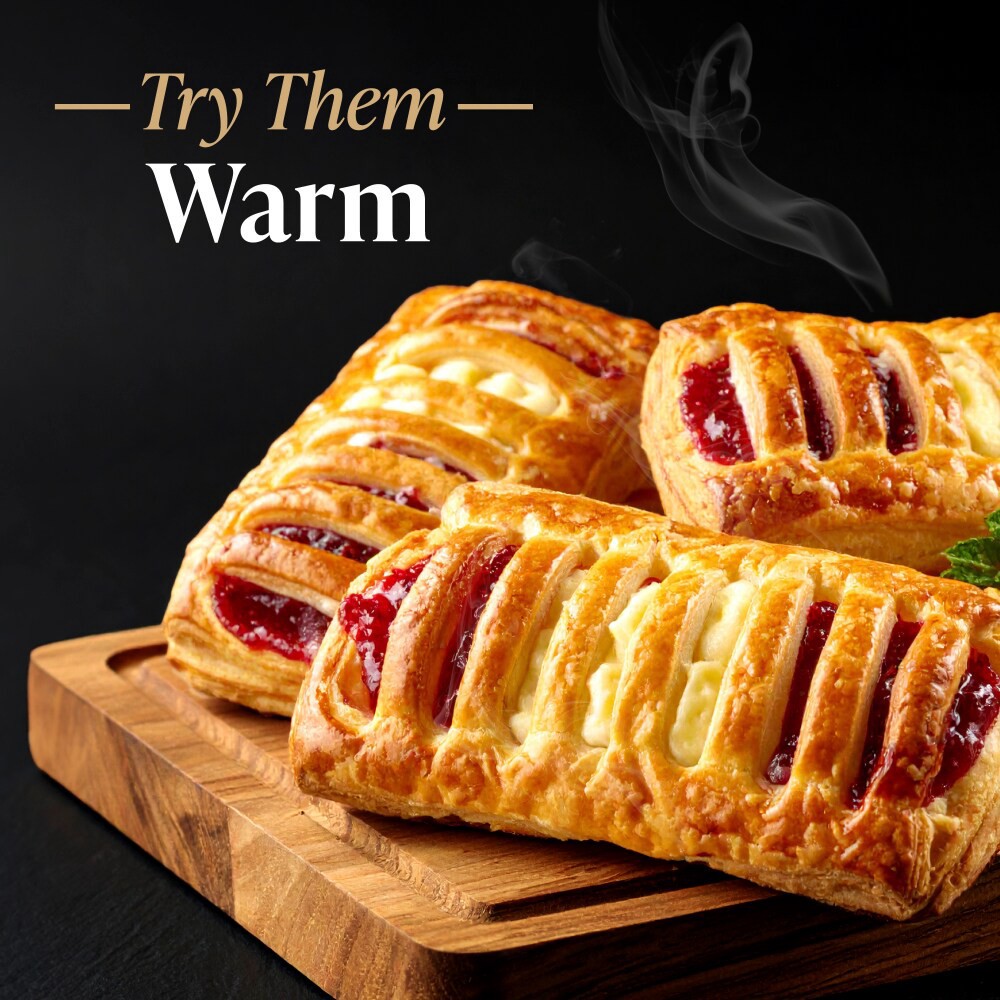 slide 2 of 4, Private Selection® Strawberry & Cheese Filled Croissants, 12.4 oz