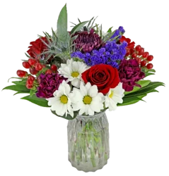 Bloom Haus Berry Cobbler Flower Arrangement