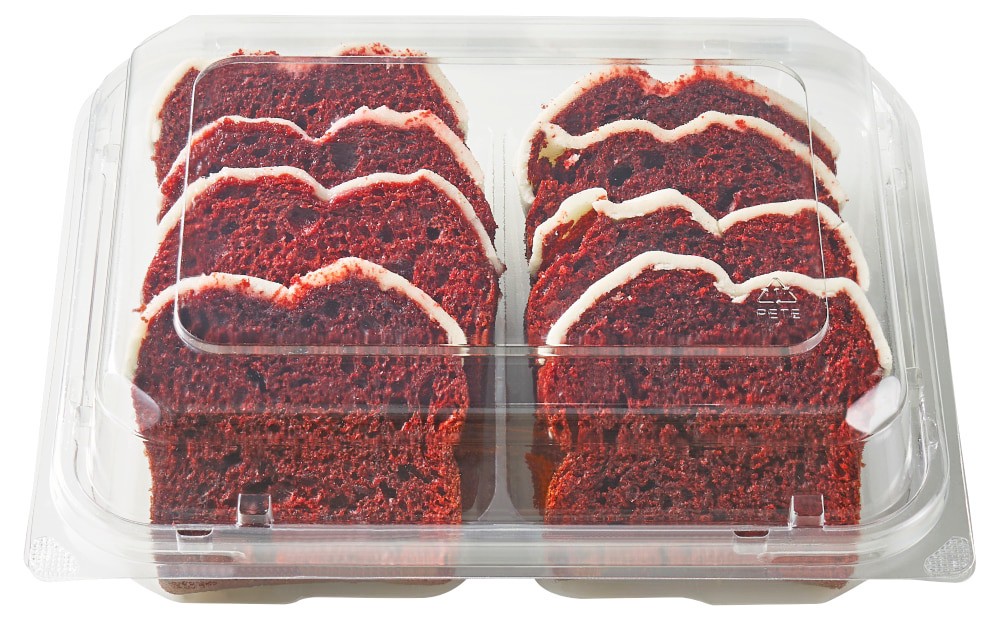 slide 3 of 3, Bakery Fresh Iced Red Velvet Sliced Loaf Cake, 14.1 oz