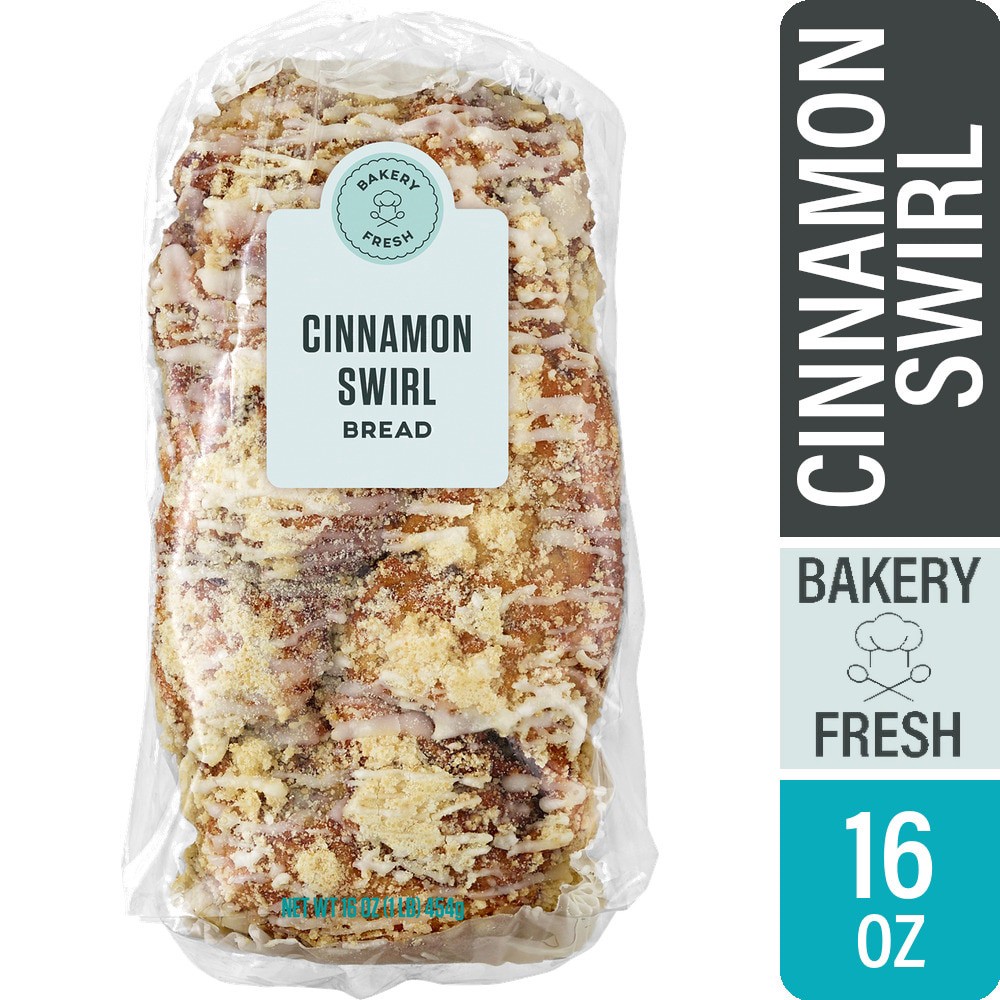 slide 1 of 2, Bakery Fresh Cinnamon Swirl Loaf Cake, 16 oz