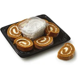 Private Selection Pumpkin Cake Roll Tray w/ Whippy