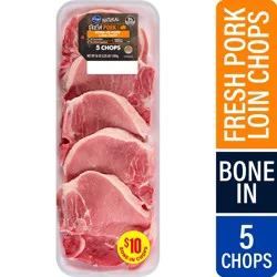 Kroger® Bone-In Pork Loin Chops
