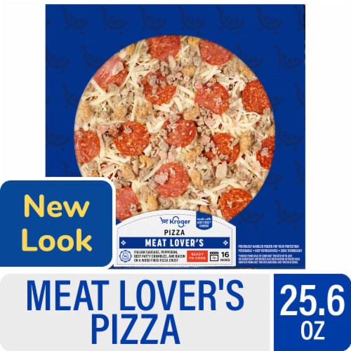 slide 1 of 4, Kroger® Meat Lover's Pizza, 25.6 oz