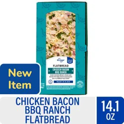 Kroger® Chicken Bacon BBQ Ranch Flatbread, 14.1 oz