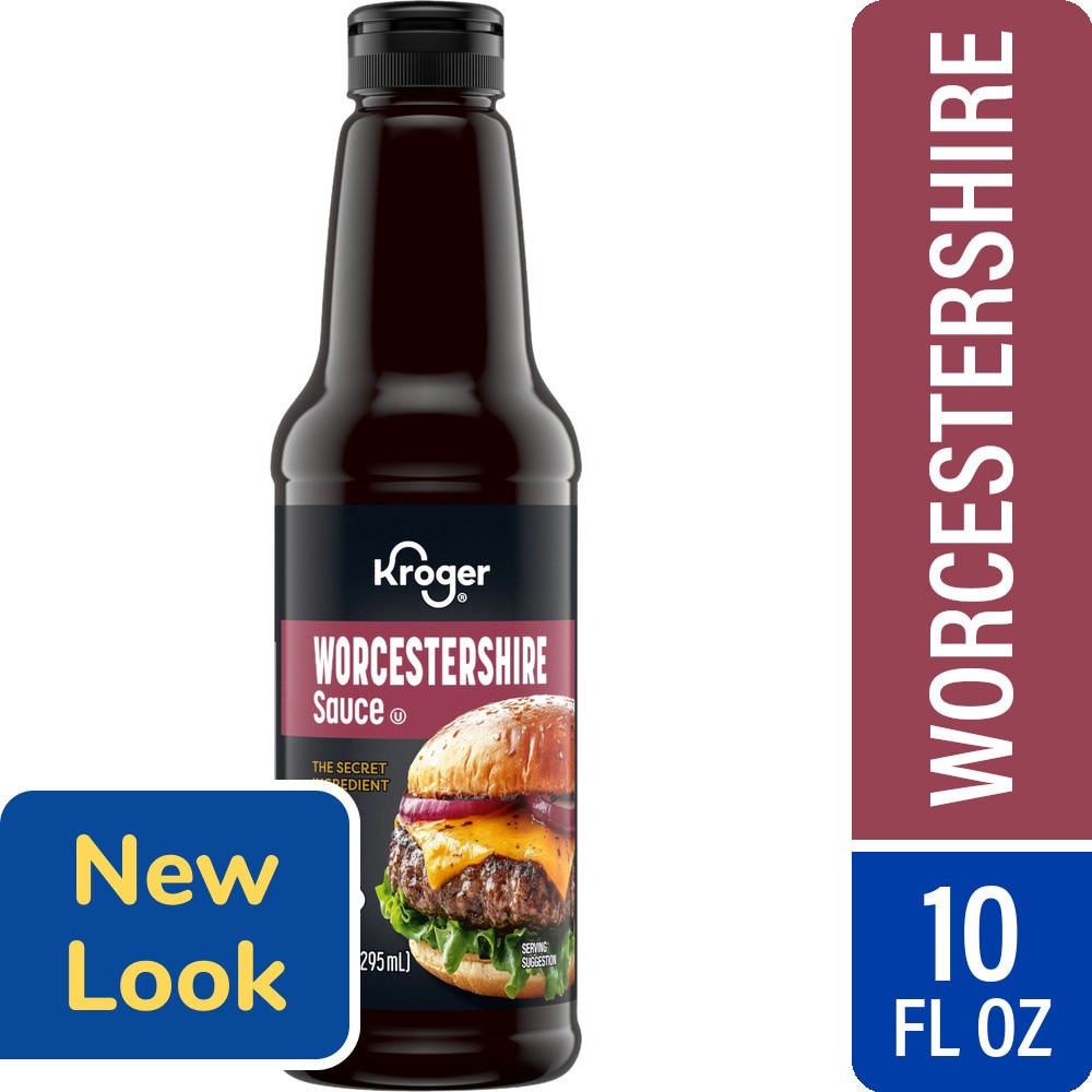 slide 2 of 5, Kroger Worcestershire Sauce, 10 fl oz