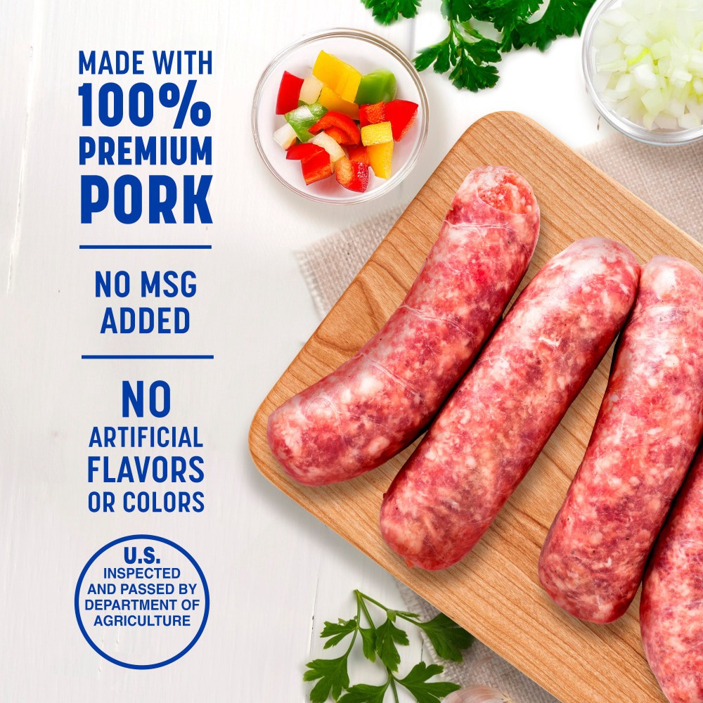 slide 3 of 5, Kroger® Bell Pepper and Onion Pork Grilling Links, 5 ct / 18 oz