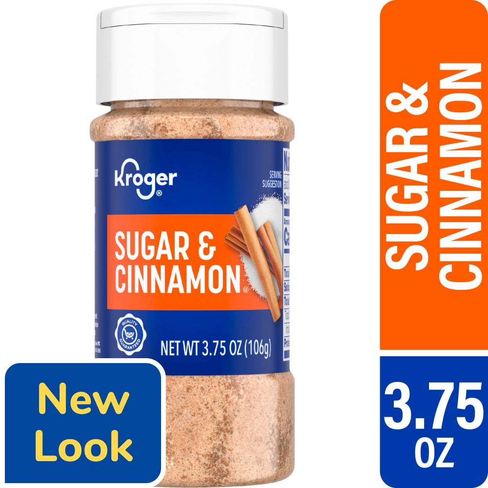 slide 3 of 3, Kroger Sugar & Cinnamon, 3.75 oz