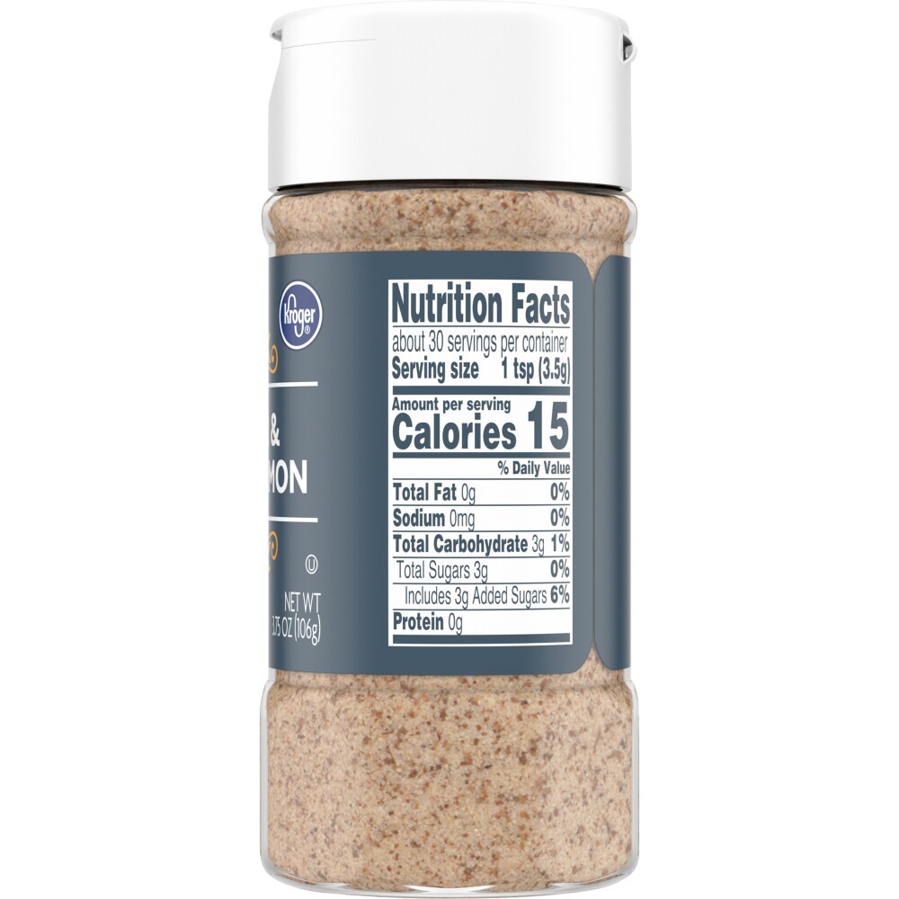 slide 3 of 3, Kroger Sugar & Cinnamon, 3.75 oz
