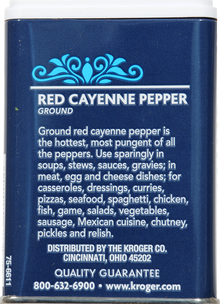 slide 2 of 3, Kroger Ground Red Cayenne Pepper, 1.5 oz