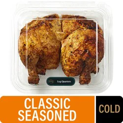 Private Selection® Classic Seasoned Roasted Chicken Leg Quarters Cold, 28 oz