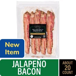 Private Selection® Fully Cooked Thick Cut Jalapeno Bacon, 6.3 oz