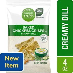 Simple Truth® Creamy Dill Baked Chickpea Crisps, 4 oz