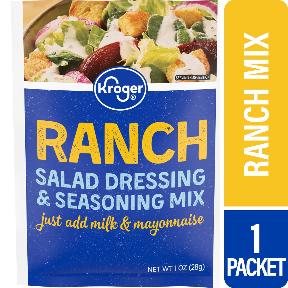 slide 3 of 4, Kroger Ranch Salad Dressing & Seasoning Mix, 1 oz