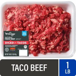 Kroger® Natural Fresh Choice Beef Diced For Tacos