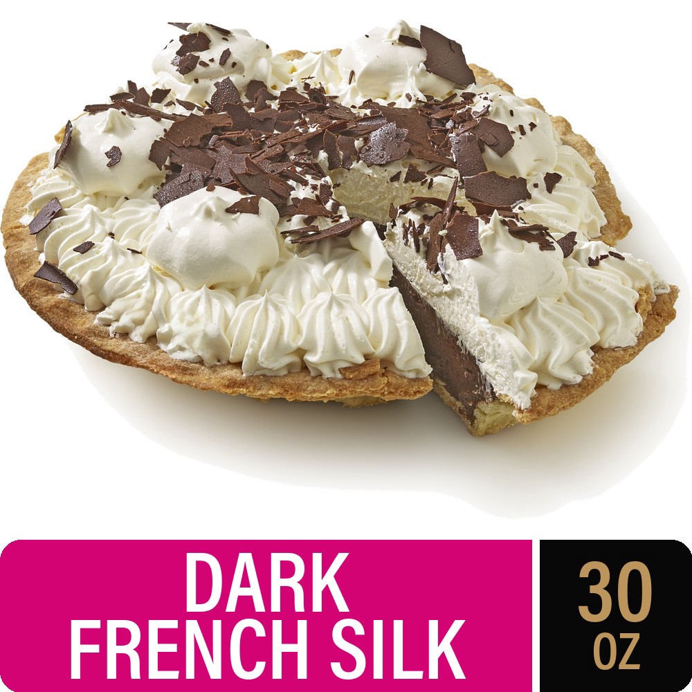 slide 1 of 1, Private Selection® Dark French Silk Crème Pie, 30 oz (6 servings), 30 oz