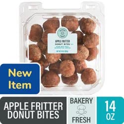 Bakery Fresh Apple Fritter Donut Bites, 14 oz
