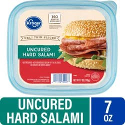 Kroger Deli Thin Sliced Uncured Hard Salami