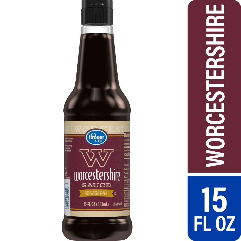 slide 4 of 5, Kroger Worcestershire Sauce, 15 fl oz