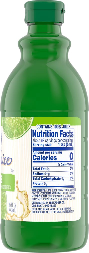 slide 3 of 4, Kroger Lime Juice, 15 fl oz