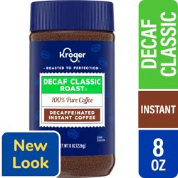 Kroger® Decaf Classic Roast Instant Coffee, 8 oz